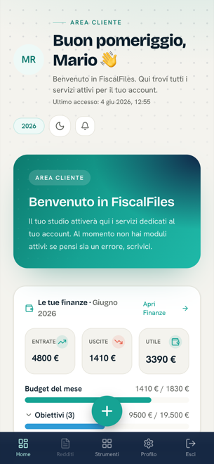 FiscalFiles sul telefono